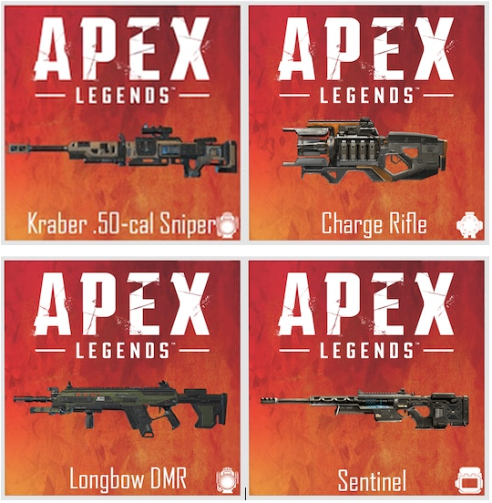 آشنایی با سلاح ها اسلحه ای ایپکس لجندز apex legendsو بهترین اسلحه Apex Legends