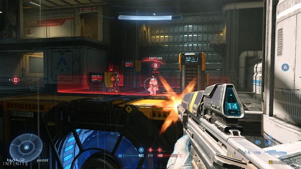رقابت Tdm در قسمت آنلاین بازی Halo Infinite