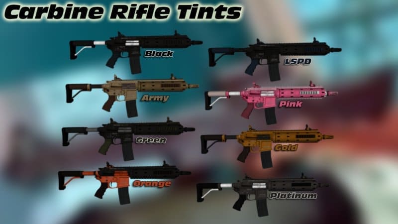  Carbine Rifle از بهترین سلاح های بازی GTA V (جی تی ای وی)