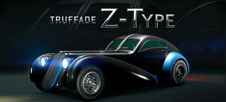 ماشین کلاسیک Truffade Z-Type یکی از سریع ترین ماشین های جی تی ای وی (GTA V) 