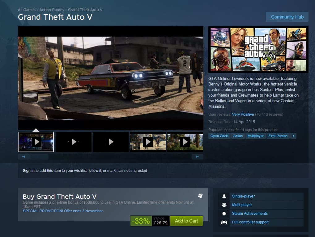 خرید نسخه اورجینال بازی GTA V برای هماهنگی با مود های این بازی