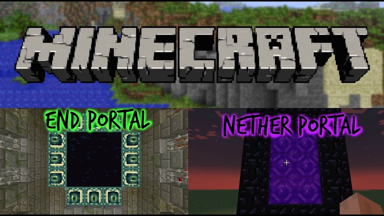 آموزش پورتال های ندر (Nether) و اند (End) در ماینکرافت (Minecraft)