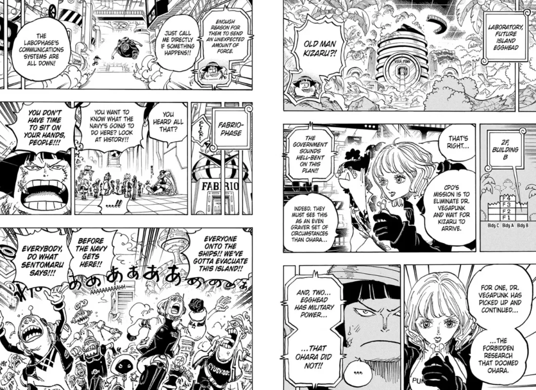تراژدی Ohara در حال تکرار در جزیره Egghead در انیمه One Piece است