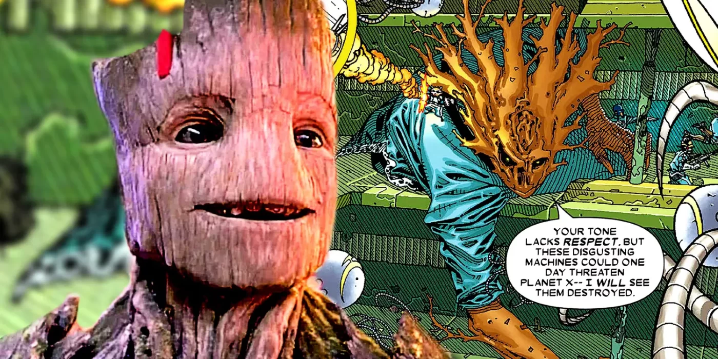 Groot قبل از فیلم های MCU به طور معمولی صحبت می‌کرد
